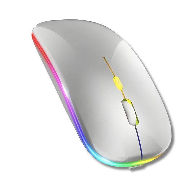 Mouse Sem Fio RGB: Desempenho Imbatível e Estilo Vibrante para Gamers!