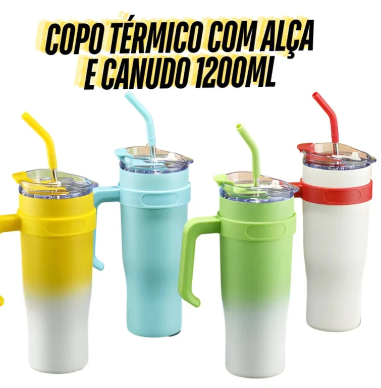 Caneca Térmica 1,2 L. Beber com Conforto: A Caneca Térmica que Todo Mundo Está Falando!