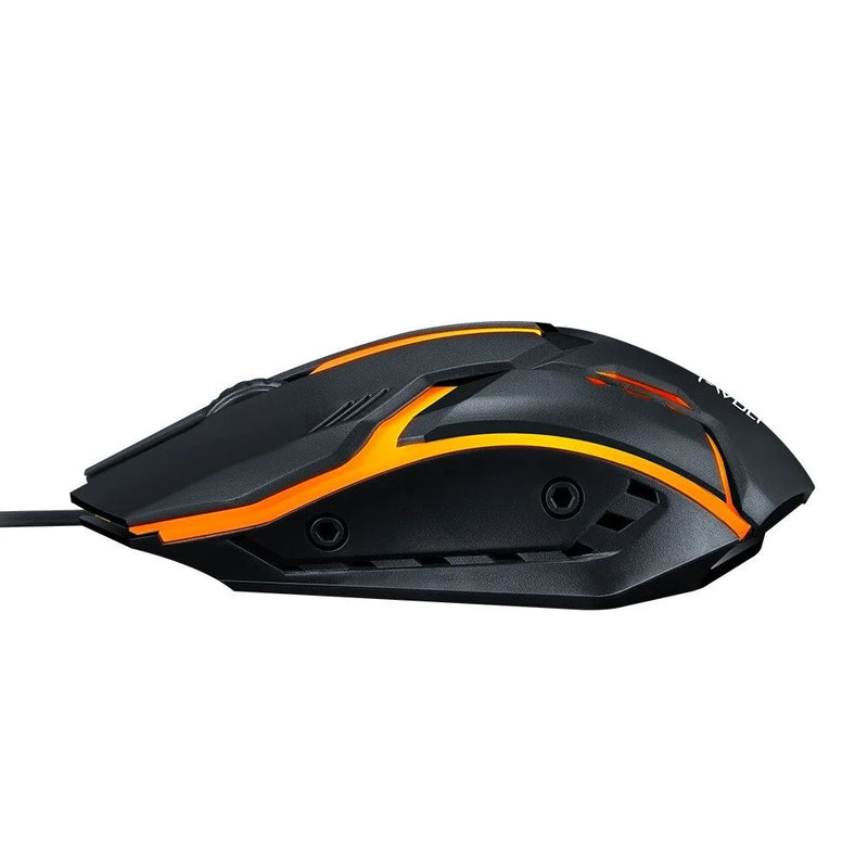 Mouse Gamer USB 3200 DPI com LED RGB e Fio JX-M20 – Precisão e Estilo para Seus Jogos